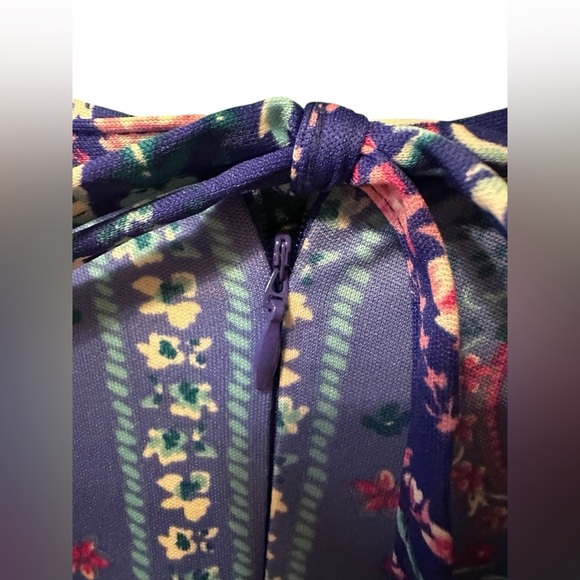 ONLY NECESSITIES Floral Patchwork Print Maxi Dress Size 3X Cotton Boho Colorful - Picture 6 of 11